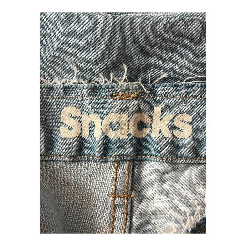 Mother SNACKS! The Kegger Utility Heel denim light blue size 33 - Picture 5 of 7